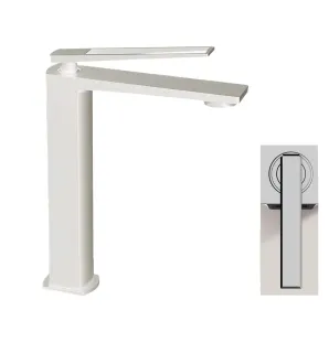 Смеситель для раковины Milleau ELEGANT ML6739223LH-GM белый